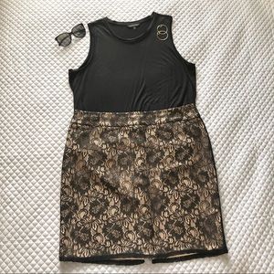 New York & Co | Black lace pencil skirt